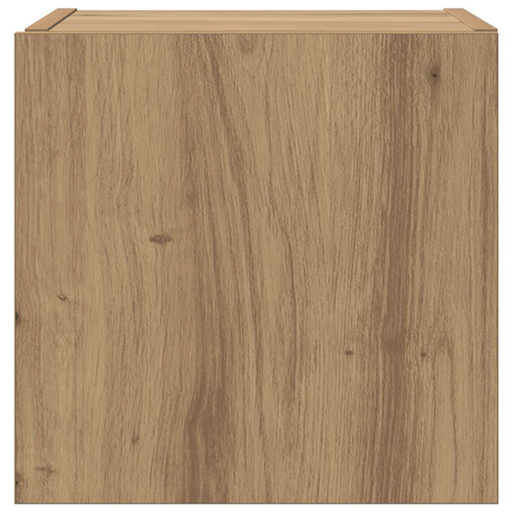 Tv Wall Cabinet 30,5 X 35 X 30 Cm Umělecký Dub Kompozitní Dřevo