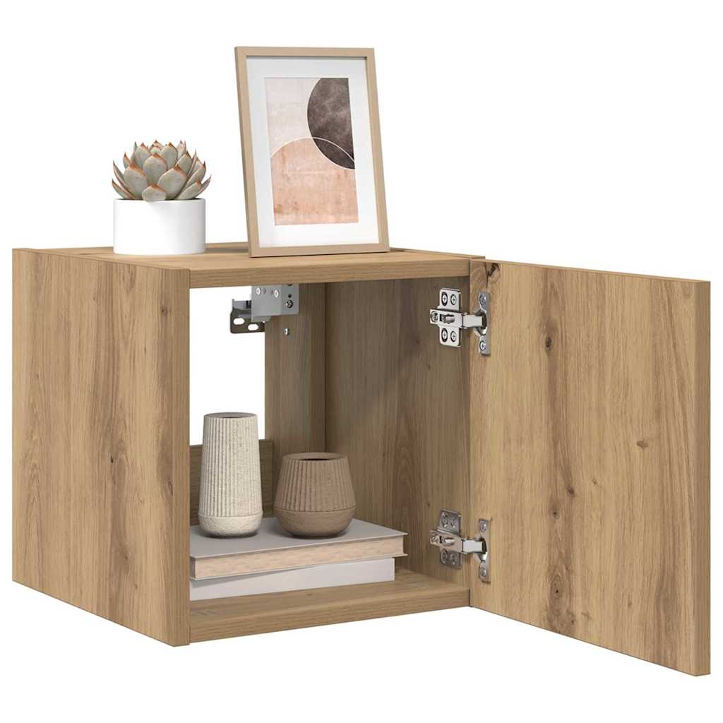 Tv Wall Cabinet 30,5 X 35 X 30 Cm Umělecký Dub Kompozitní Dřevo