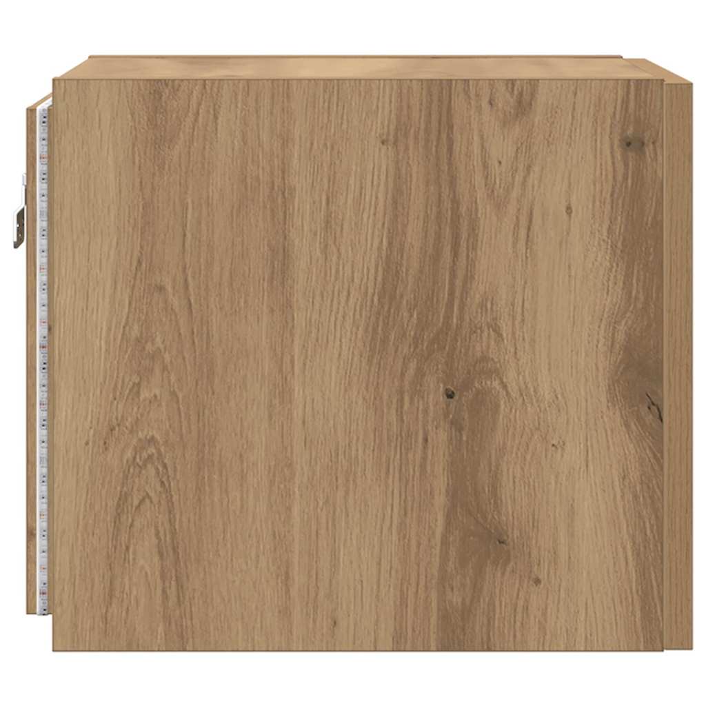 Tv Wall Cabinet 30,5 X 35 X 30 Cm Umělecký Dub Kompozitní Dřevo