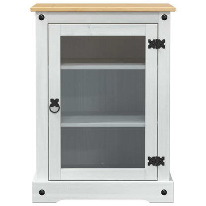 Hifi Skříň Bílá 60 X 50 X 82 Cm Masivní Borové Dřevo