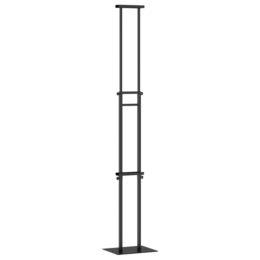 Stánky Pro Veletrhy Černá 30 X 23,5 X 210 Cm Ocel