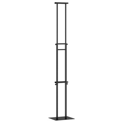 Stánky Pro Veletrhy Černá 30 X 23,5 X 210 Cm Ocel