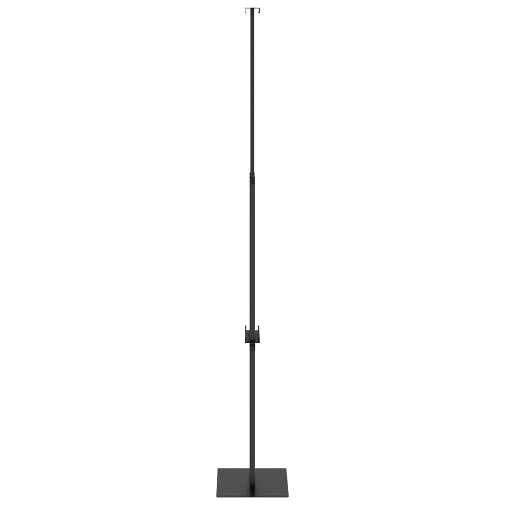 Stánky Pro Veletrhy Černá 30 X 23,5 X 210 Cm Ocel