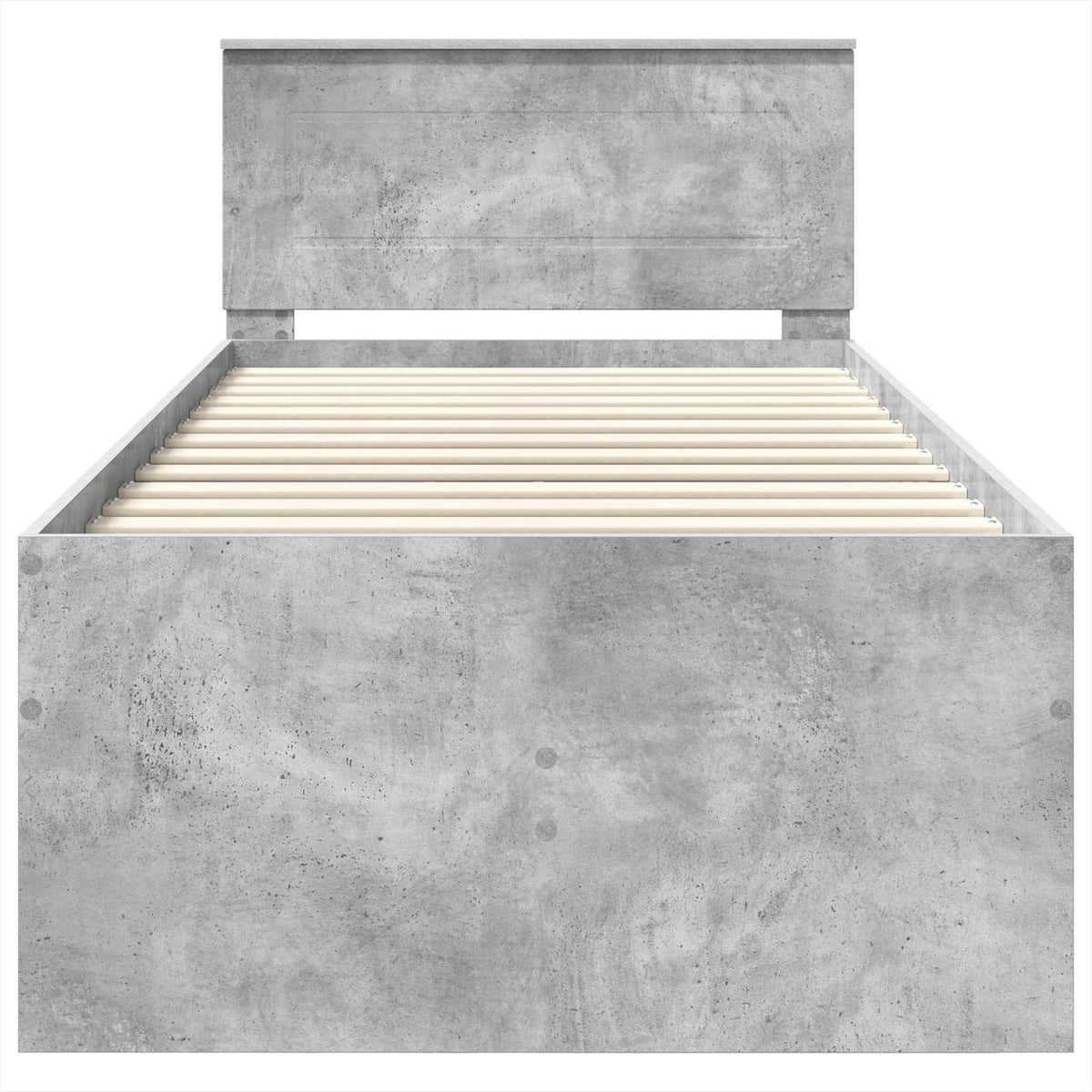 Daybed Betonově Šedá A Černá Kompozitní Dřevo