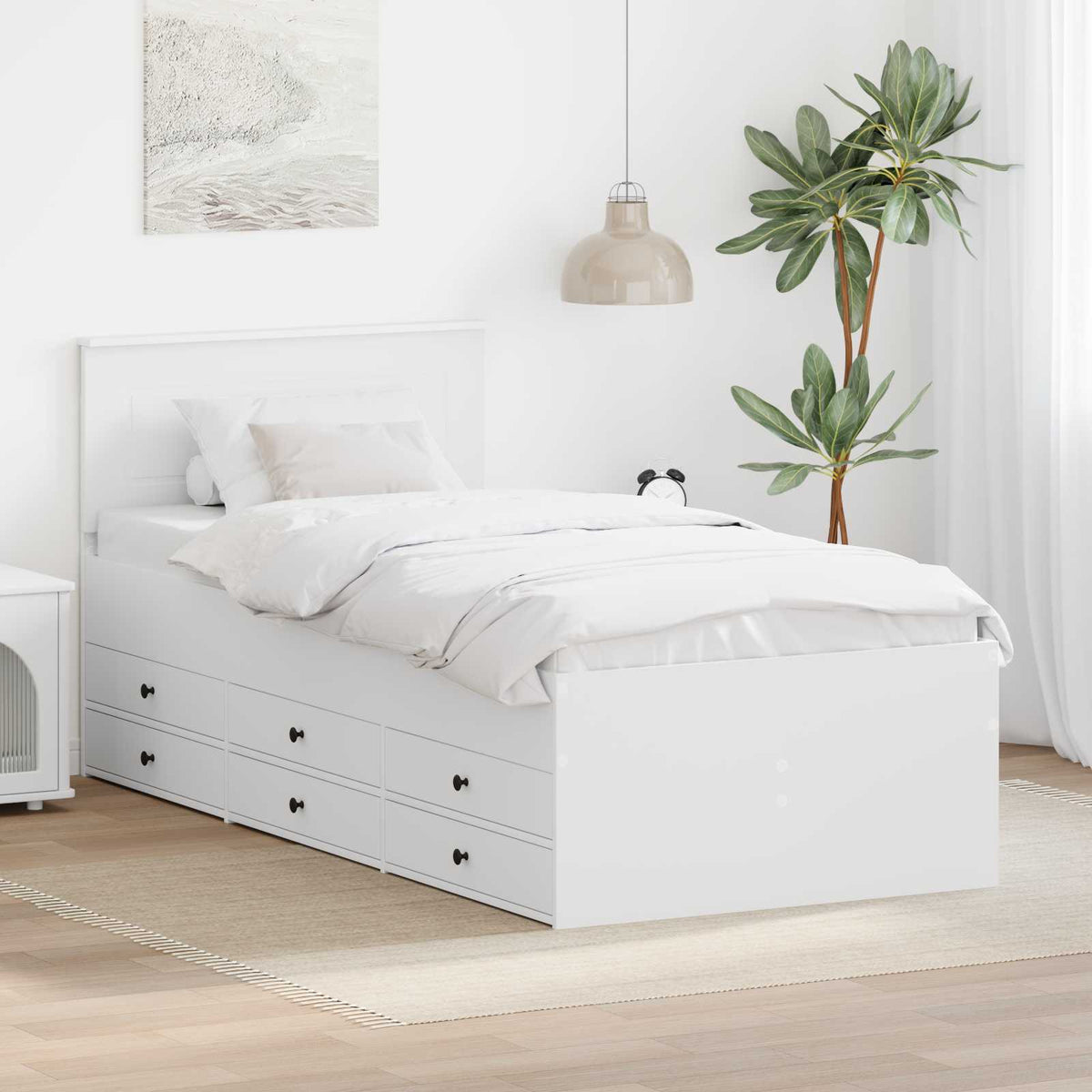 Daybed Betonově Šedá A Černá Kompozitní Dřevo