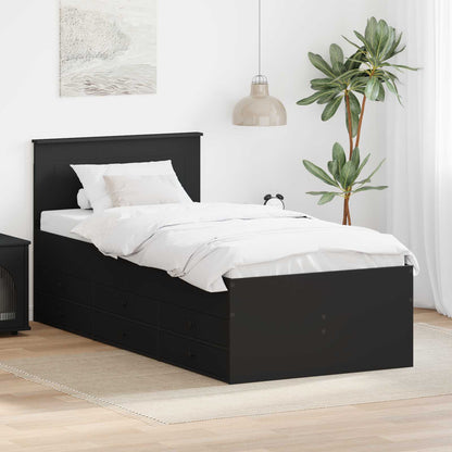 Daybed Betonově Šedá A Černá Kompozitní Dřevo