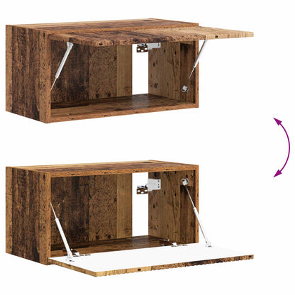 Sestava Tv Skříněk 2 Ks Staré Dřevo Kompozitní Dřevo