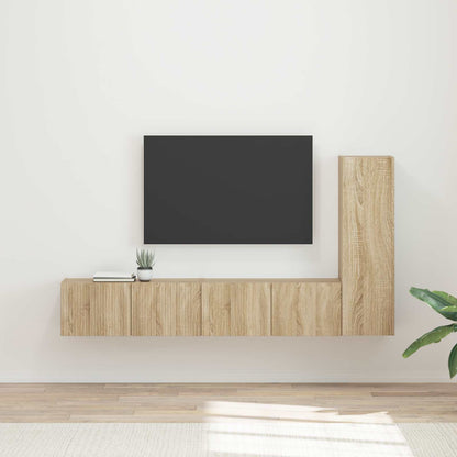 Sestava Tv Skříněk 3 Ks Kompozitní Dřevo