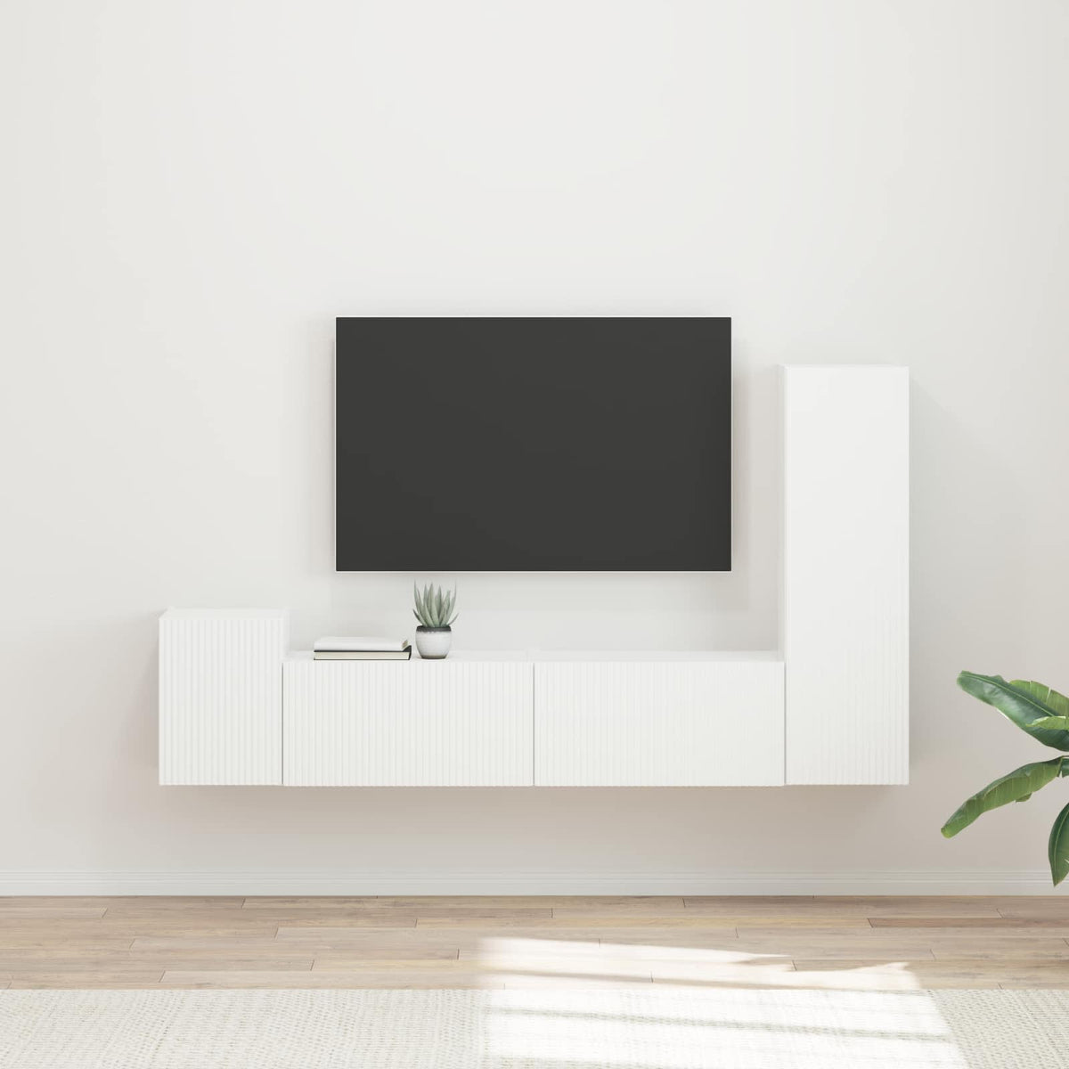 Sestava Tv Skříněk 4 Ks Kompozitní Dřevo