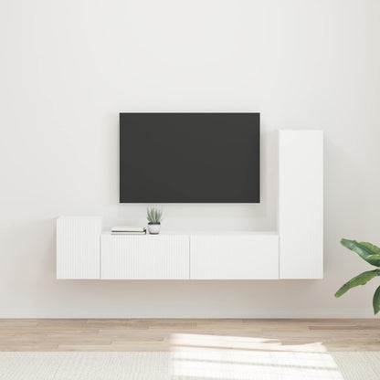Sestava Tv Skříněk 4 Ks Kompozitní Dřevo