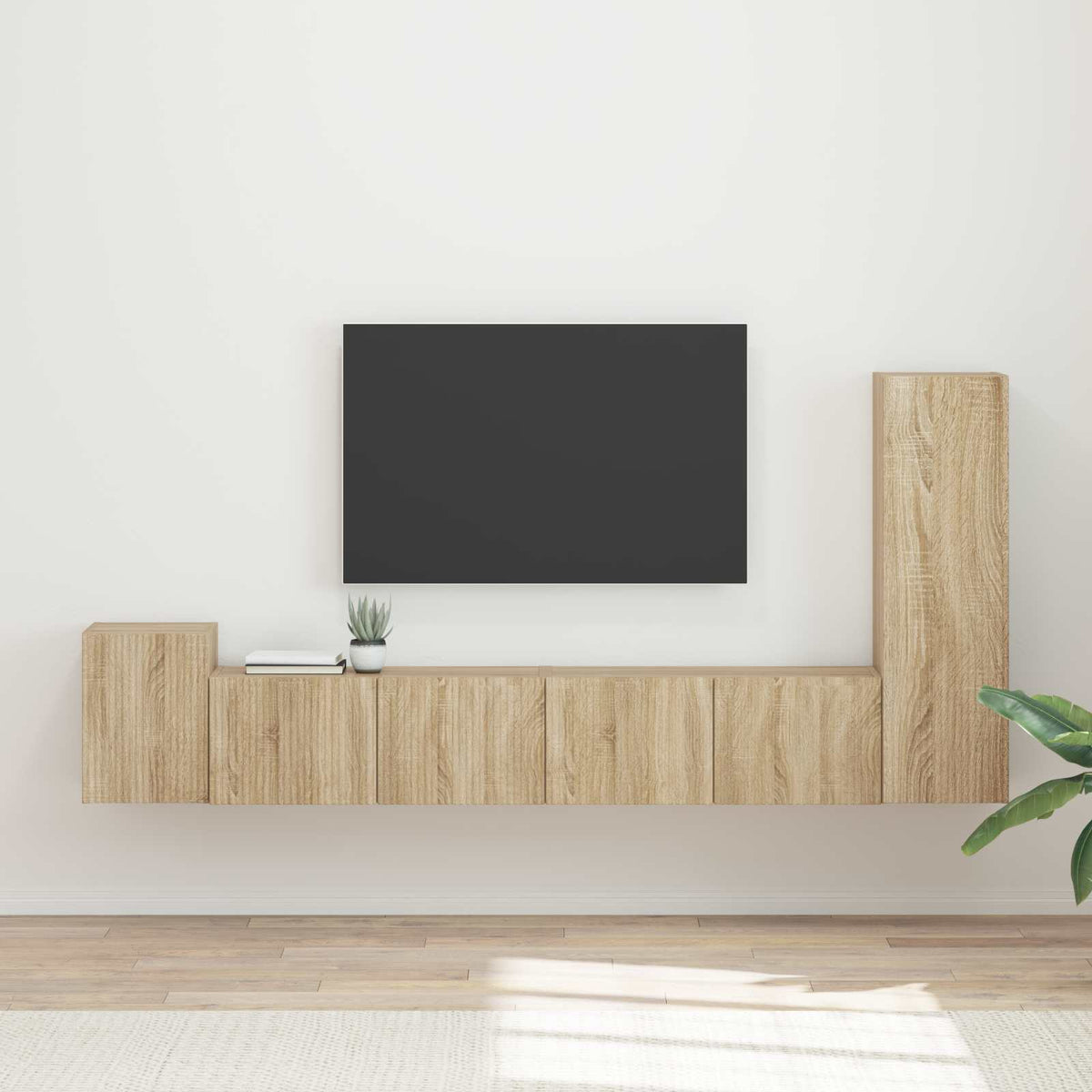 Sestava Tv Skříněk 3 Ks Kompozitní Dřevo