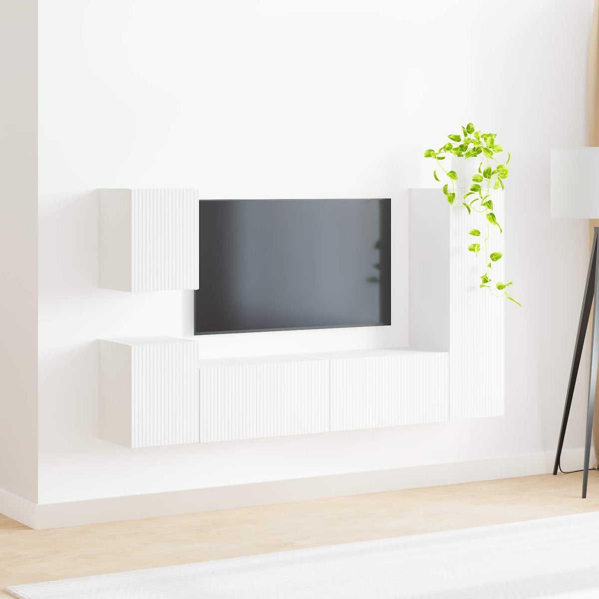 Sestava Tv Skříněk 4 Ks Kompozitní Dřevo