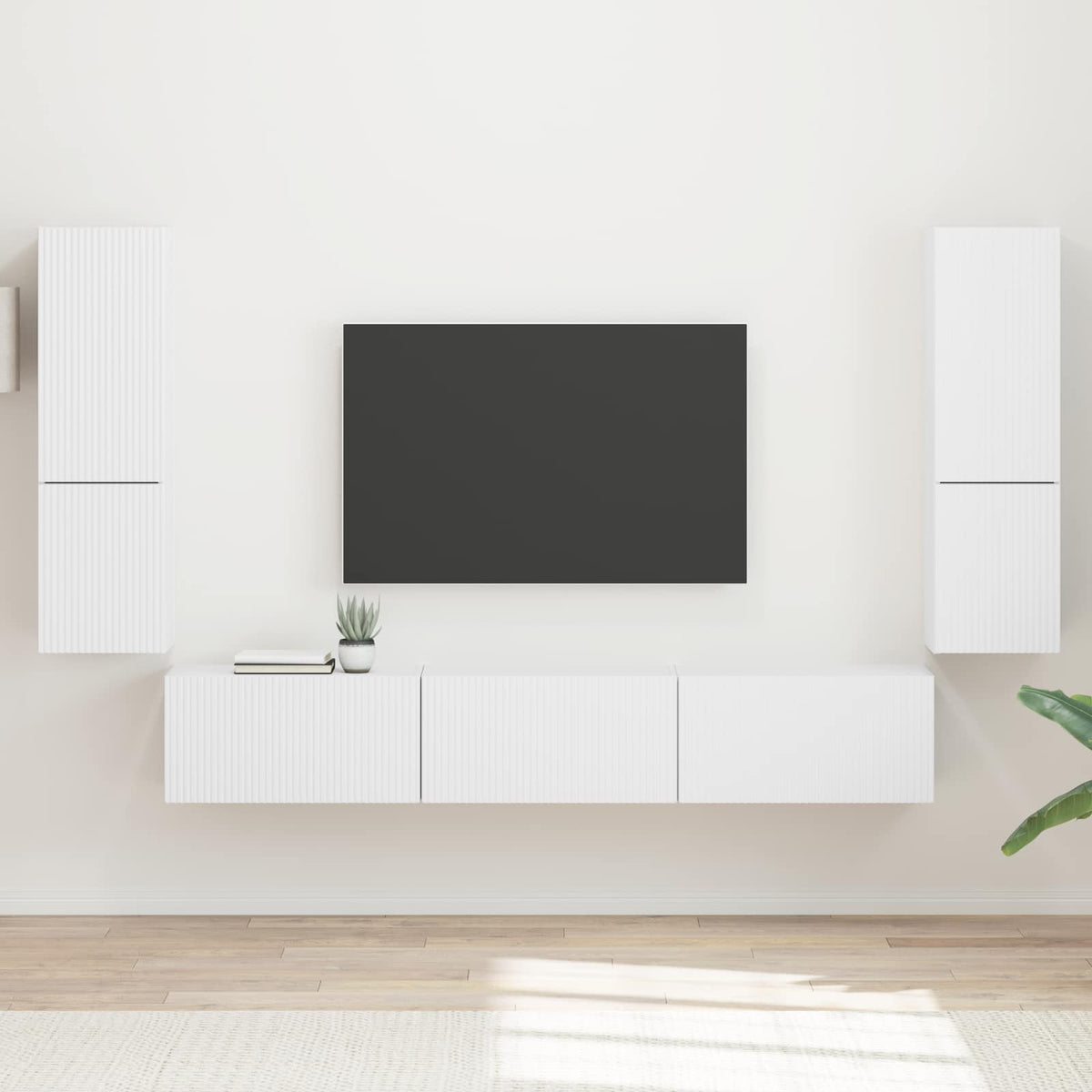 Sestava Tv Skříněk 4 Ks Kompozitní Dřevo