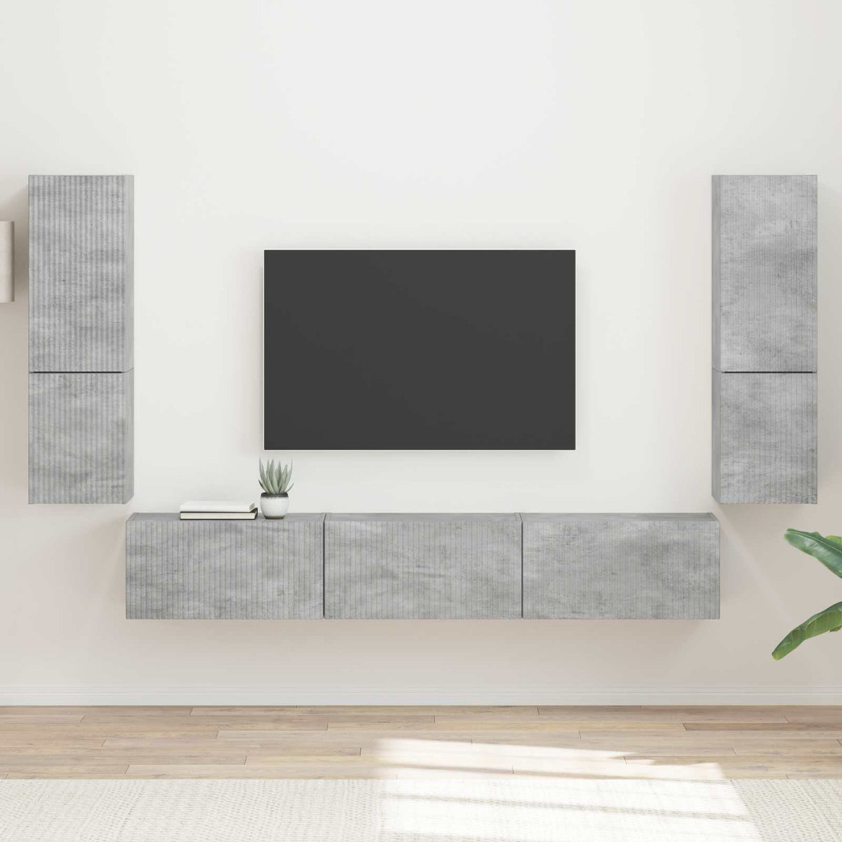 Sestava Tv Skříněk 4 Ks Kompozitní Dřevo