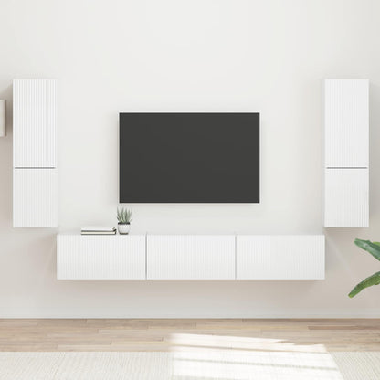 Sestava Tv Skříněk 4 Ks Kompozitní Dřevo