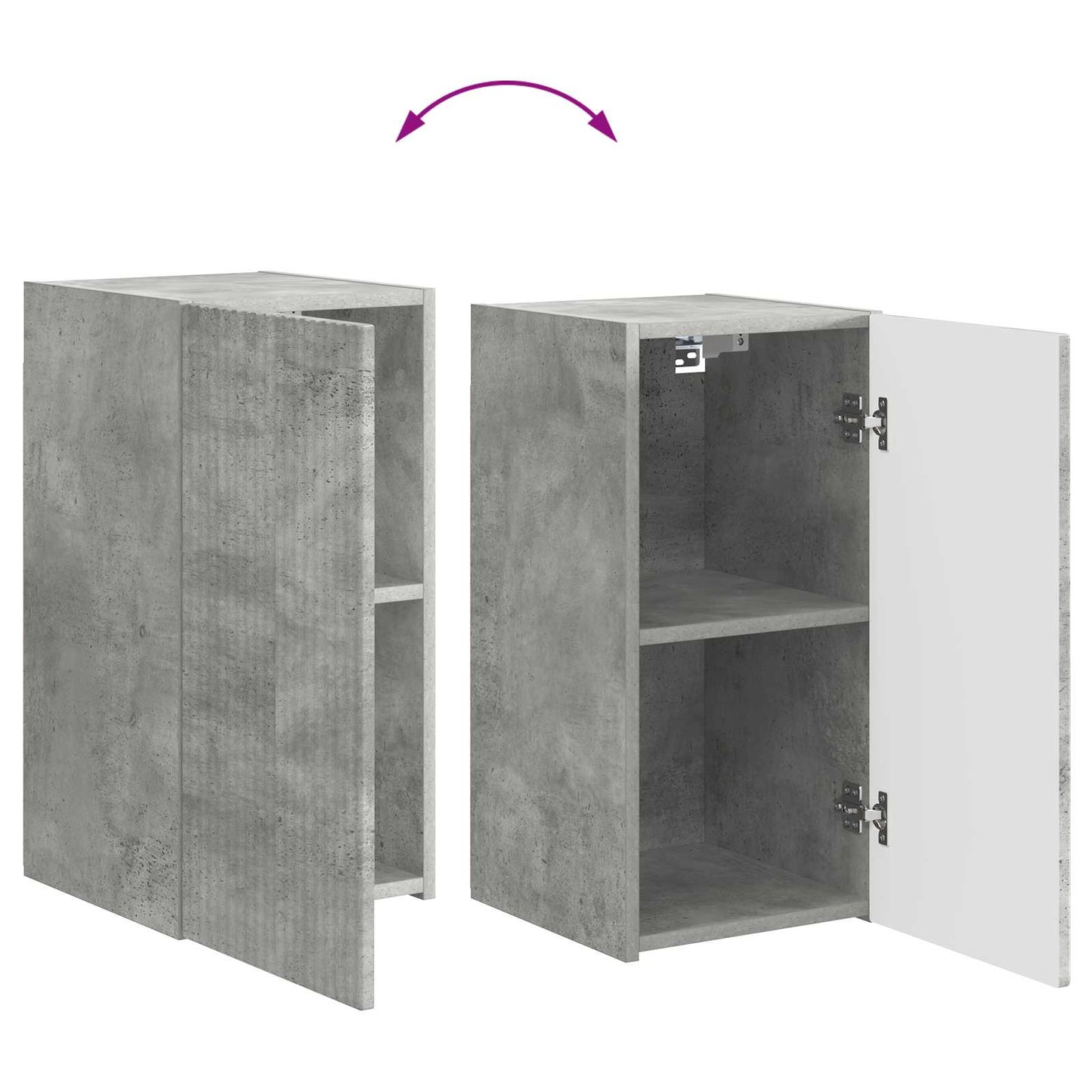 Sestava Tv Skříněk 5 Ks Betonově Šedá Kompozitní Dřevo