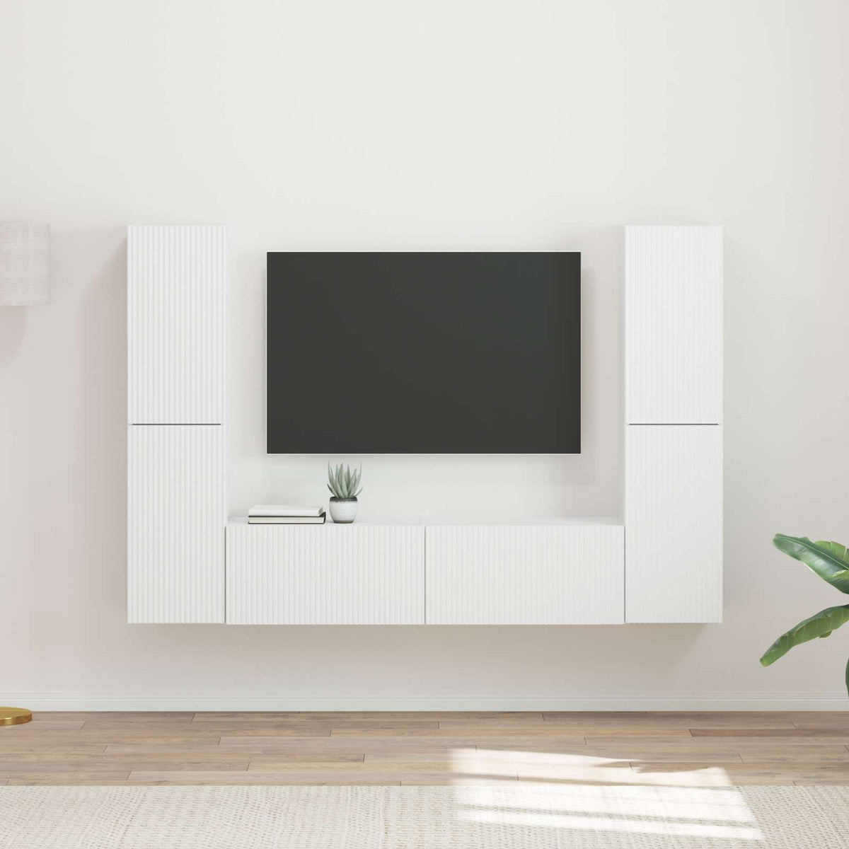 Sestava Tv Skříněk 6 Ks Kompozitní Dřevo