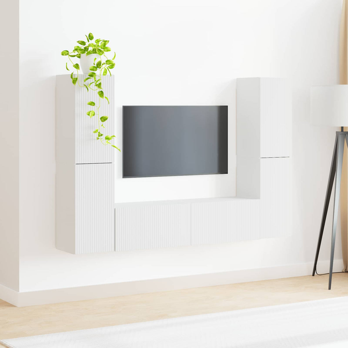 Sestava Tv Skříněk 6 Ks Kompozitní Dřevo