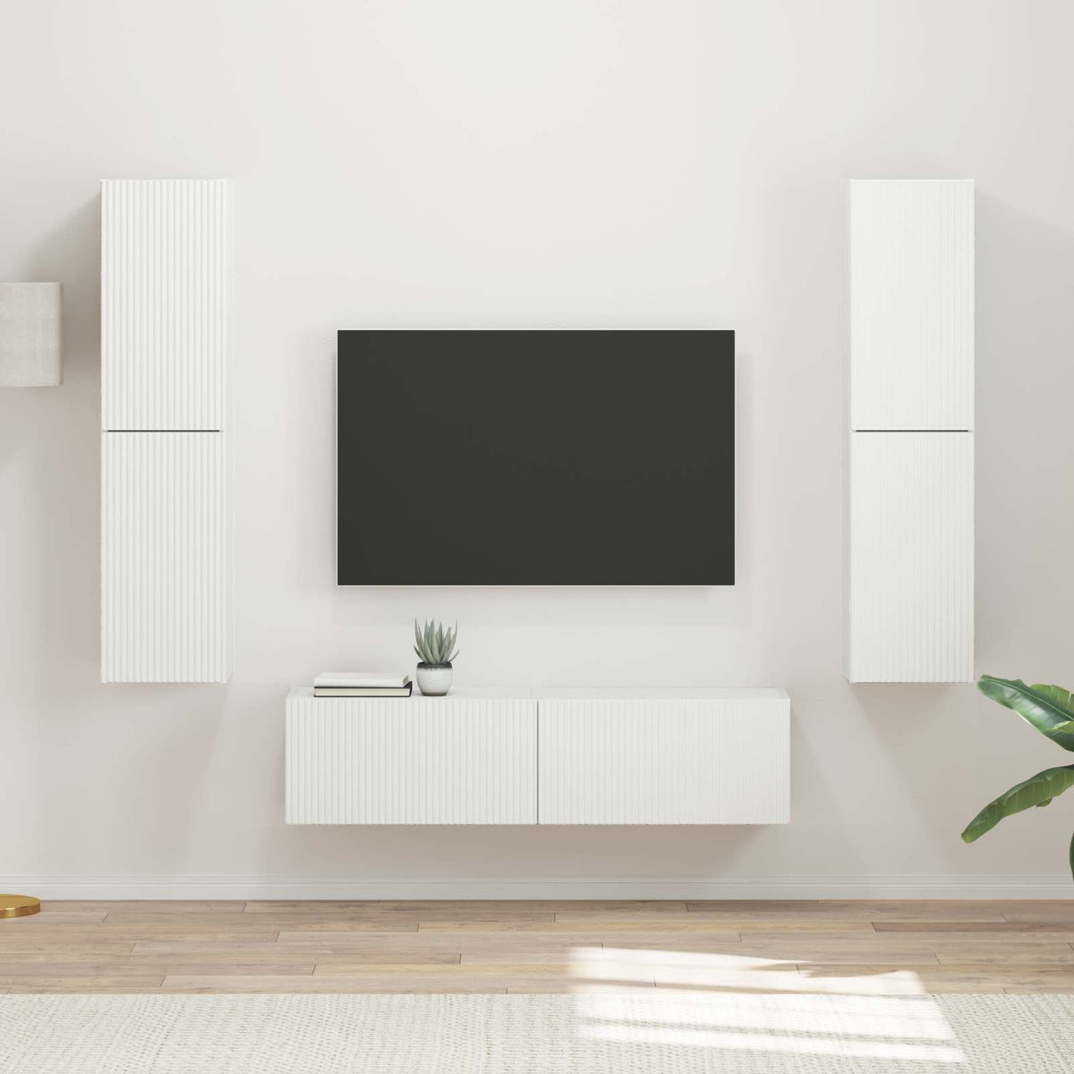Sestava Tv Skříněk 6 Ks Kompozitní Dřevo