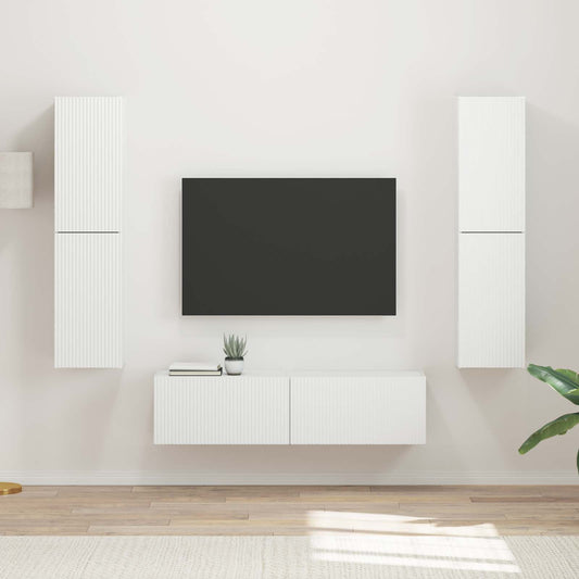 Sestava Tv Skříněk 6 Ks Kompozitní Dřevo