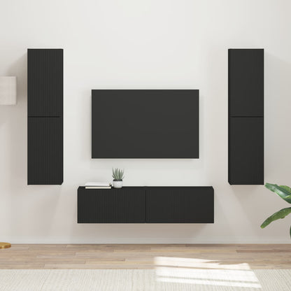 Sestava Tv Skříněk 6 Ks Kompozitní Dřevo
