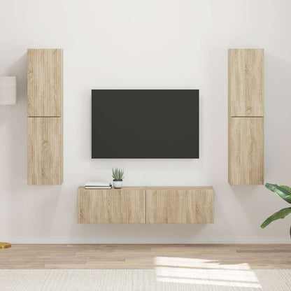 Sestava Tv Skříněk 6 Ks Kompozitní Dřevo