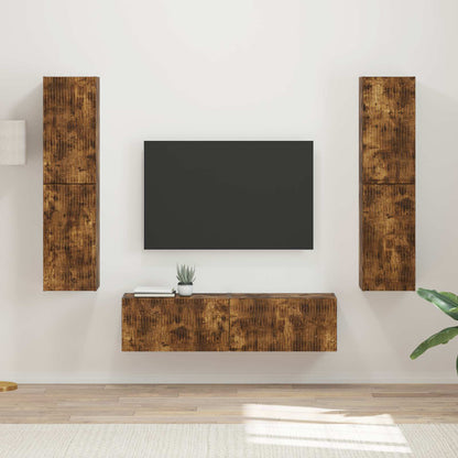 Sestava Tv Skříněk 6 Ks Kompozitní Dřevo