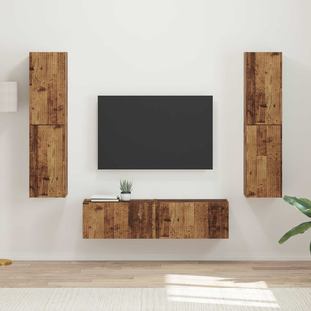Sestava Tv Skříněk 6 Ks Kompozitní Dřevo