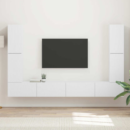 Sestava Tv Skříněk 8 Ks Kompozitní Dřevo