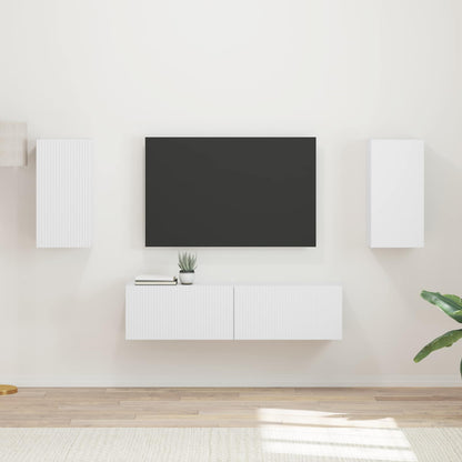Sestava Tv Skříněk 4 Ks Kompozitní Dřevo