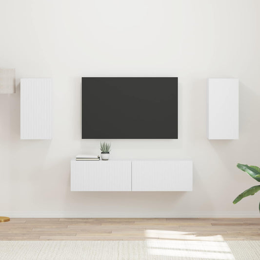 Sestava Tv Skříněk 4 Ks Kompozitní Dřevo
