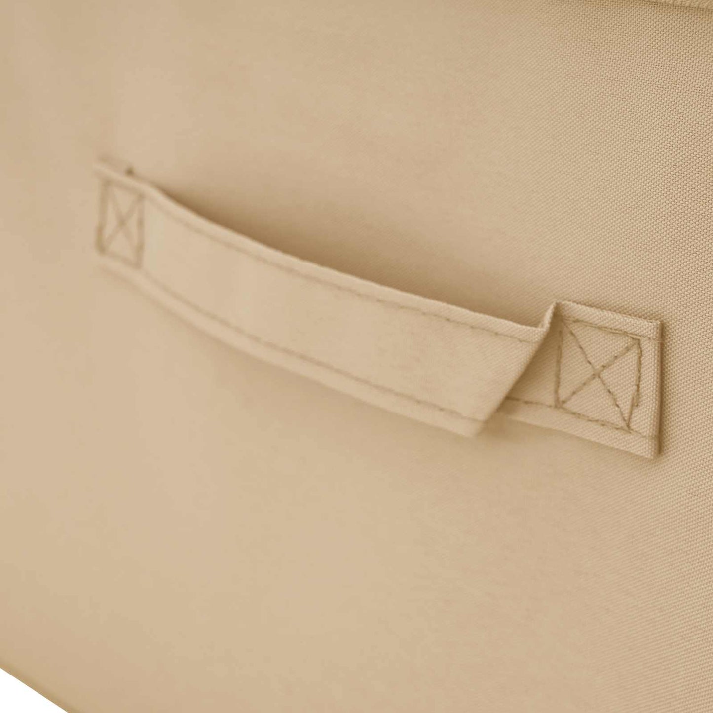 Úložná Krabice Netkaný Textil 55 X 35 X 32 Cm 61,6 L Krémová