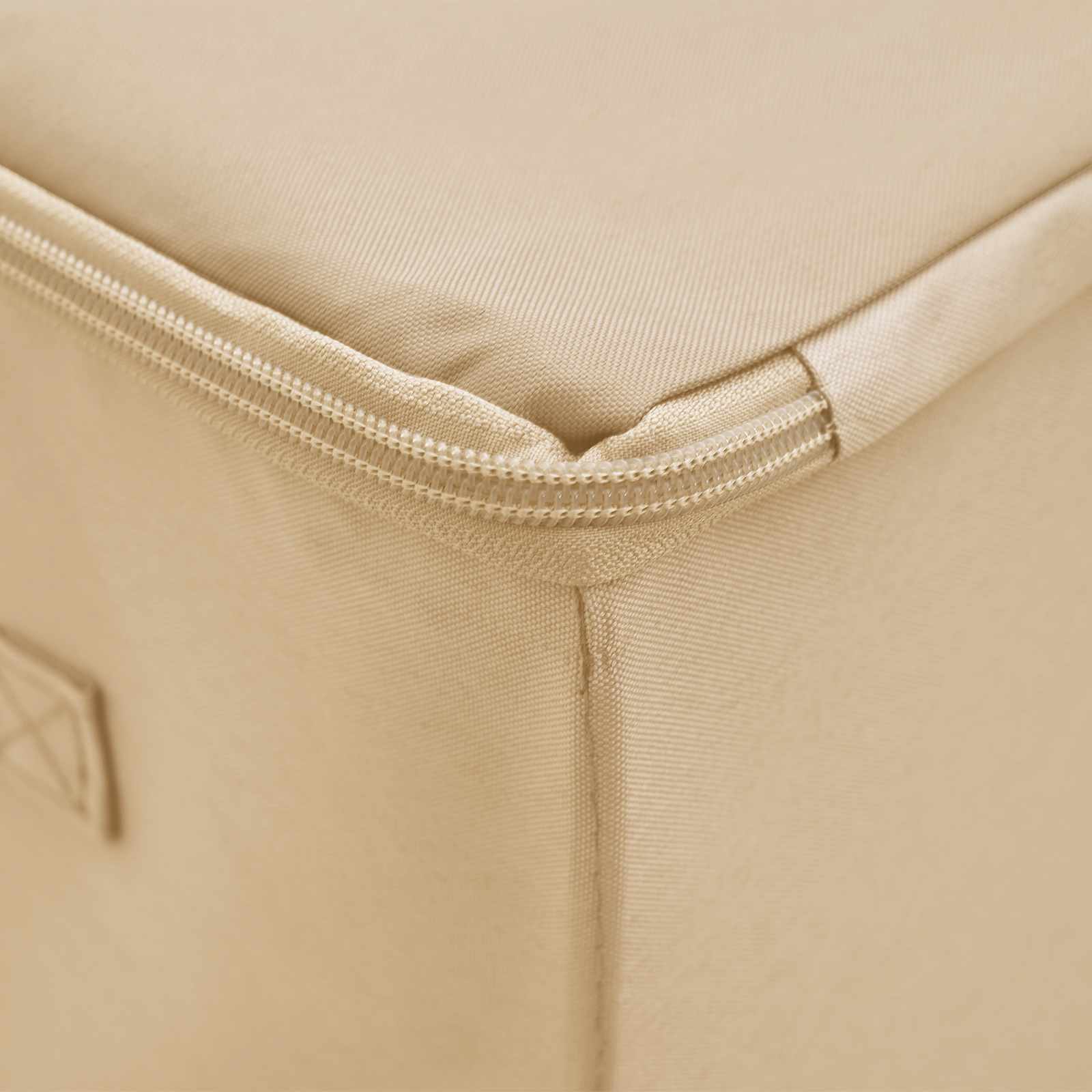Úložná Krabice Netkaný Textil 60 X 43 X 35 Cm 90,3 L Krémová
