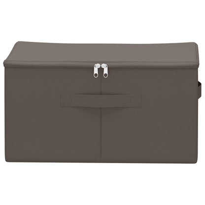 Úložná Krabice 6 Ks Netkaný Textil 50 X 30 X 25 Cm 37,5 L Šedá