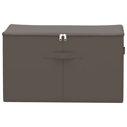 Úložná Krabice 2 Ks Netkaný Textil 55 X 35 X 32 Cm 61,6 L Šedá