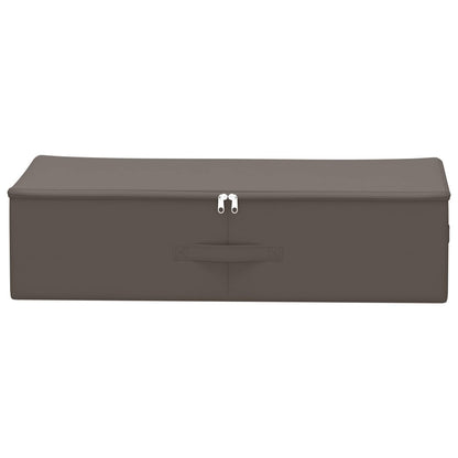 Úložná Krabice 24 Ks Netkaný Textil 70 X 40 X 18 Cm 50,4 L Šedá