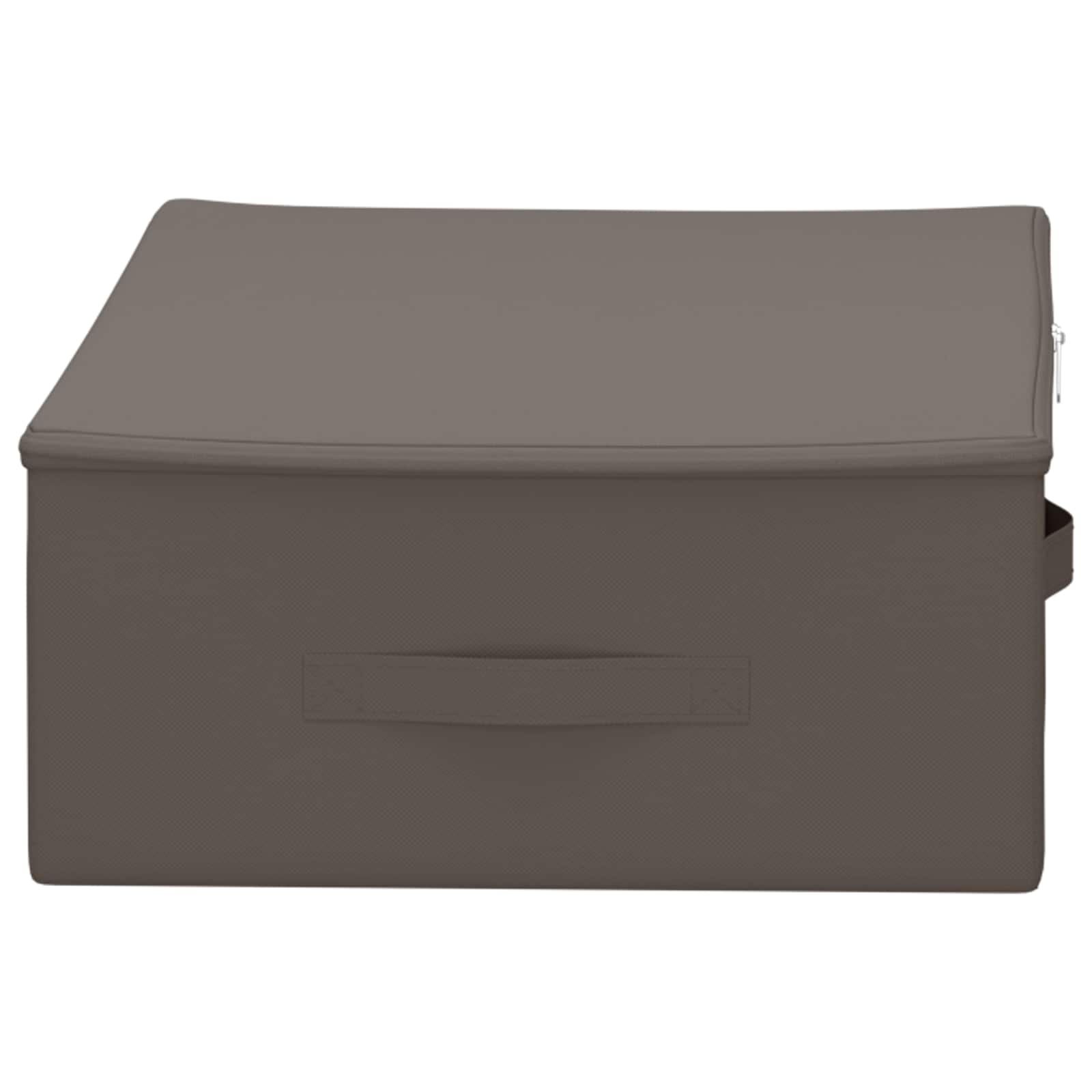 Úložná Krabice 24 Ks Netkaný Textil 70 X 40 X 18 Cm 50,4 L Šedá