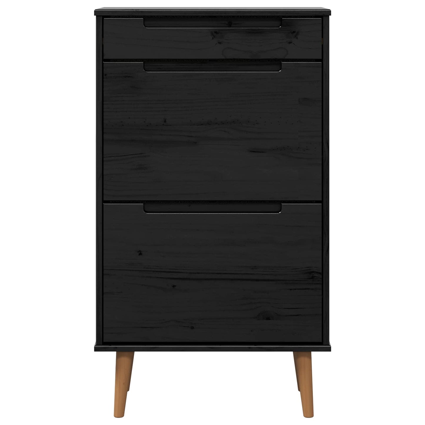 Skříň Na Obuv Molde 59,5 X 35 X 103 Cm Masivní Borovicové Dřevo
