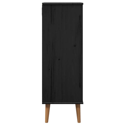 Skříň Na Obuv Molde 59,5 X 35 X 103 Cm Masivní Borovicové Dřevo