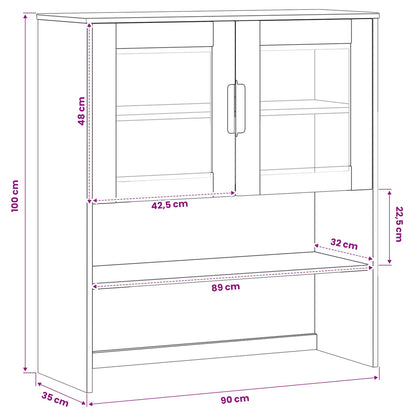 Kotec Molde Karameľ 90 X 35 X 100 Cm Masivní Borovicové Dřevo