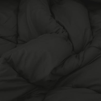 Celoroční Přikrývka Černá A Antracit Mikrovlákno
