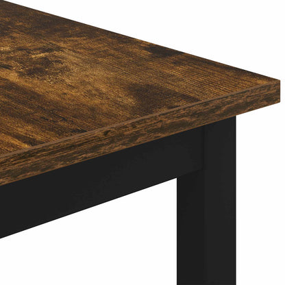 Konferenční Stolek Kouřový Dub 50 X 50 X 36 Cm Kompozitní Dřevo
