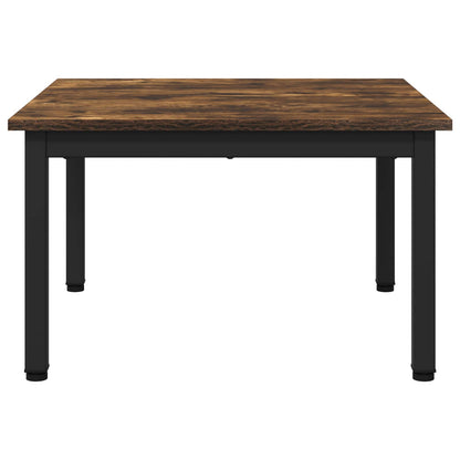 Konferenční Stolek Kouřový Dub 60 X 60 X 36 Cm Kompozitní Dřevo