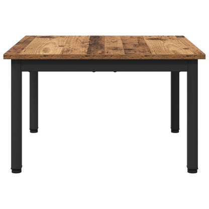 Konferenční Stolek Staré Dřevo 60 X 60 X 36 Cm Kompozitní Dřevo
