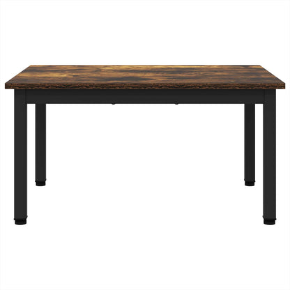 Konferenční Stolek Kouřový Dub 70 X 50 X 36 Cm Kompozitní Dřevo