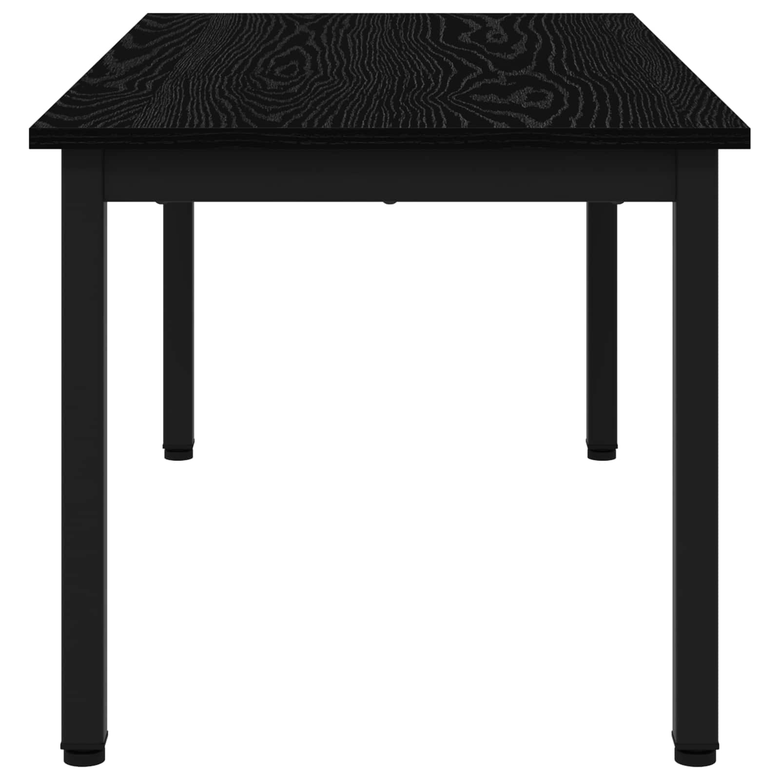 Konferenční Stolek Černý Dub 100 X 50 X 45 Cm Kompozitní Dřevo