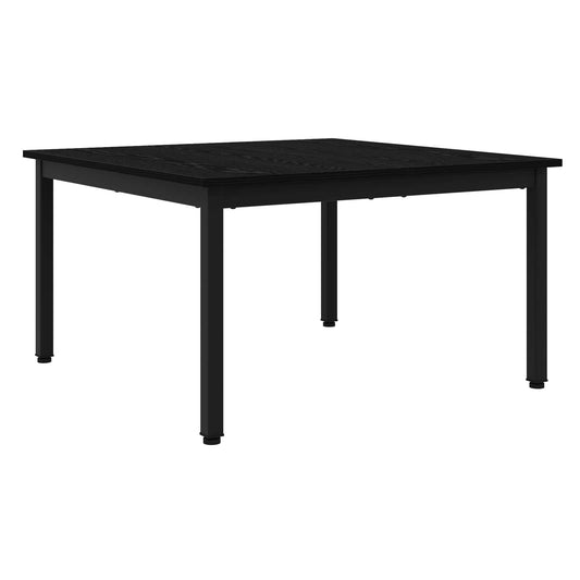 Konferenční Stolek Černý Dub 80 X 80 X 45 Cm Kompozitní Dřevo