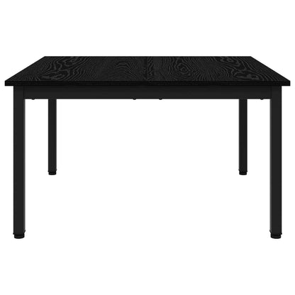 Konferenční Stolek Černý Dub 80 X 80 X 45 Cm Kompozitní Dřevo