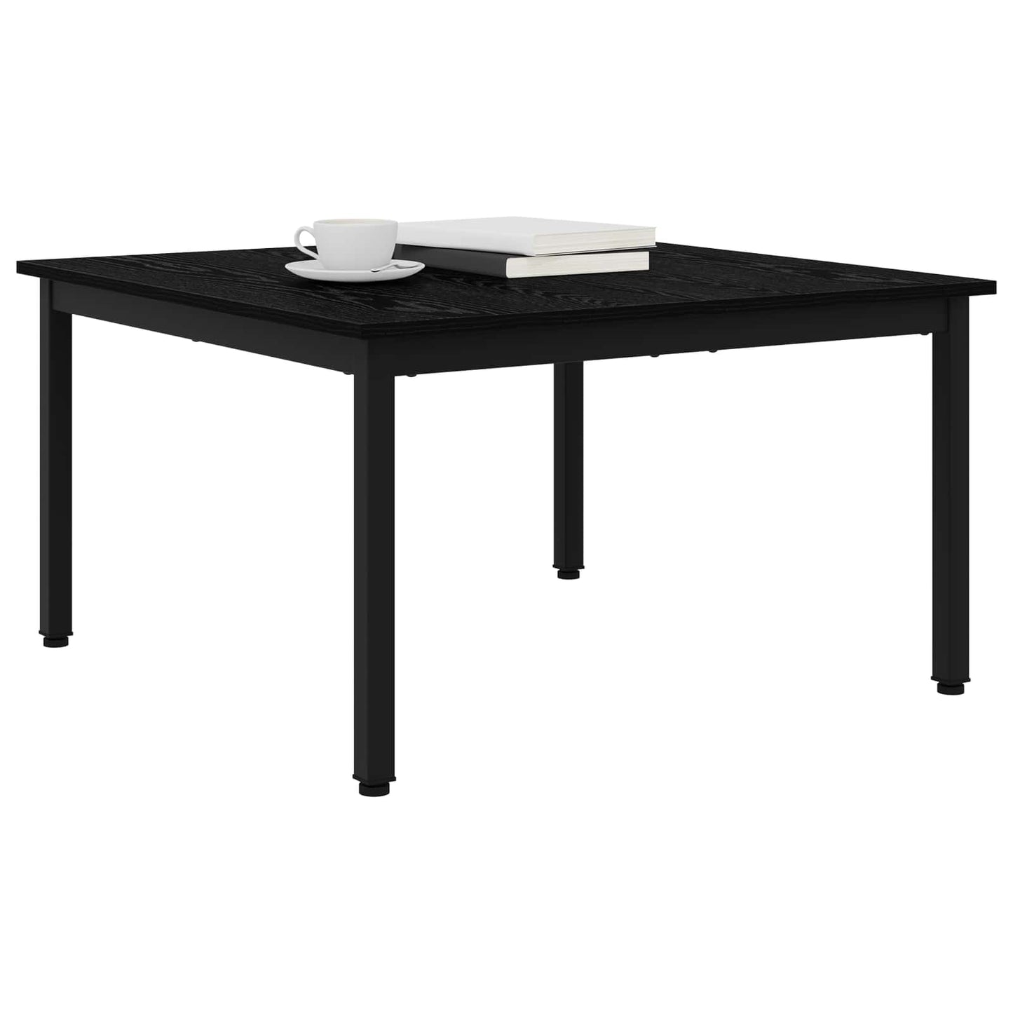 Konferenční Stolek Černý Dub 80 X 80 X 45 Cm Kompozitní Dřevo