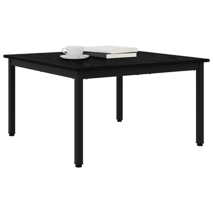 Konferenční Stolek Černý Dub 80 X 80 X 45 Cm Kompozitní Dřevo